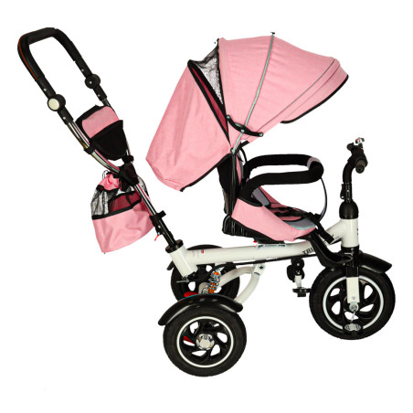 Trike Fix V3 triratis 3in1 vežimėlis dviratis rožinis