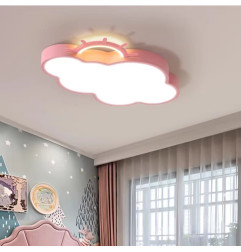 LED lubinis šviestuvas LUMELA rožinis debesėlis su pulteliu