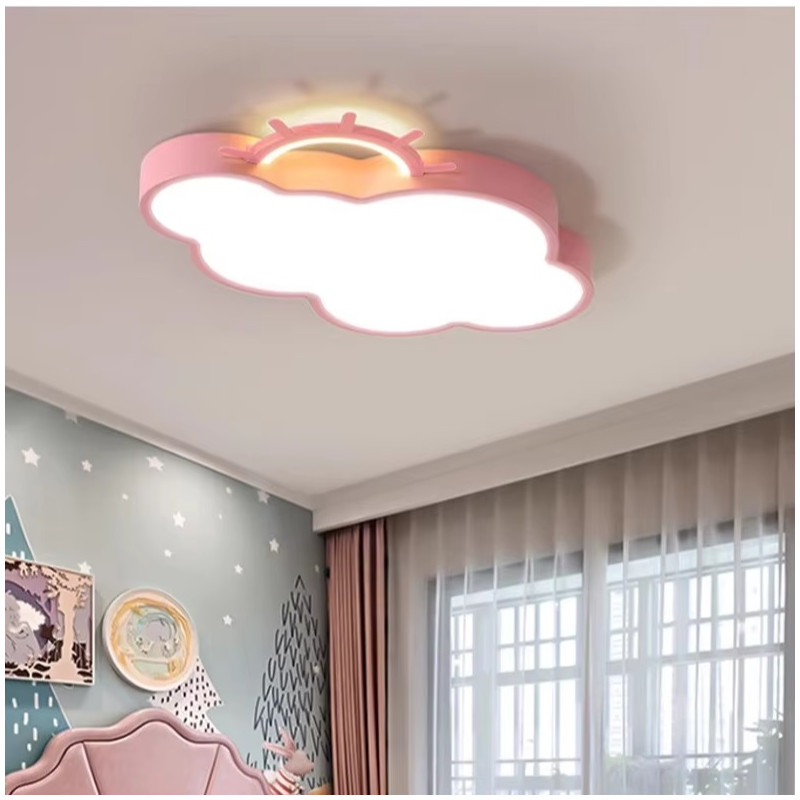 LED lubinis šviestuvas LUMELA rožinis debesėlis su pulteliu