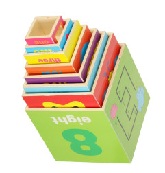 Mokomasis medinis bokštas 71cm XXL