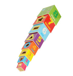 Mokomasis medinis bokštas 71cm XXL