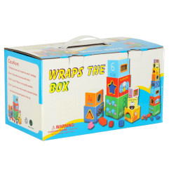 Mokomasis medinis bokštas 71cm XXL