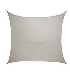 LUARO vandeniui atsparus sodo terasos skėtis nuo saulės 4x3 m stačiakampio formos pilkos spalvos