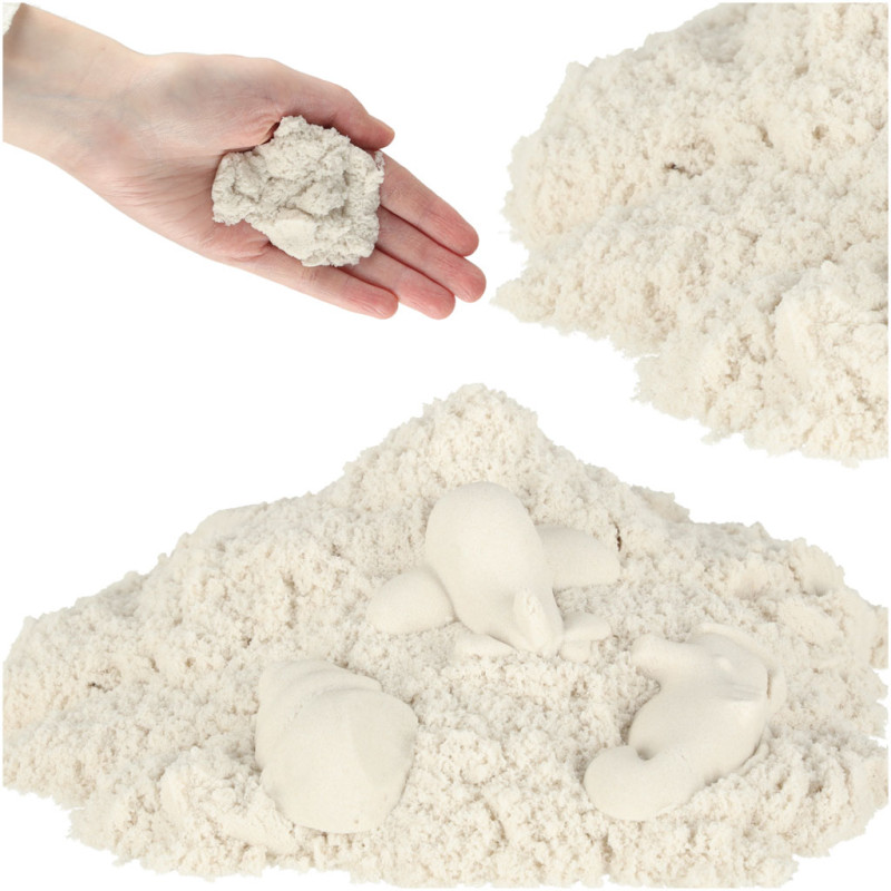 Vaikiškas smėlis 1 kg maišelyje baltas Vaikiškas smėlis 1 kg maišelyje baltas