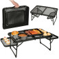 LUARO turistinis stalas sulankstomas 87 x 60 x 40 x 27 cm