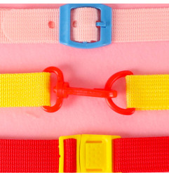 Sensorinė montessori manipuliavimo lenta rožiniame dėkle