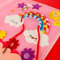 Sensory sensory montessori manipuliatorių lentos kuprinės dėklas rožinis Sensory sensory montessori manipuliatorių lentos kuprinės dėklas rožinis