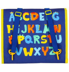 Sensorinė montessori manipuliavimo lenta dėkle