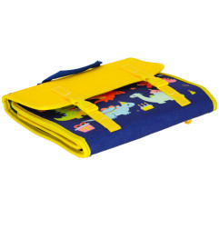 Sensorinė montessori manipuliavimo lenta dėkle