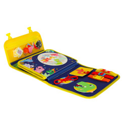 Sensorinė montessori manipuliavimo lenta dėkle - 5