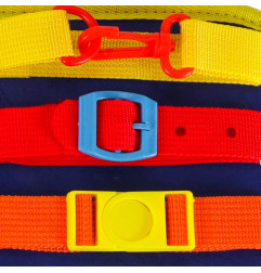 Sensorinė montessori manipuliavimo lenta dėkle