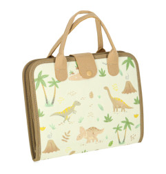 Sensorinė montessori manipuliacinė lenta dinozaurų dėklas