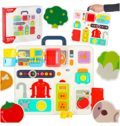 Sensorinė manipuliavimo lenta montessori virtuvė