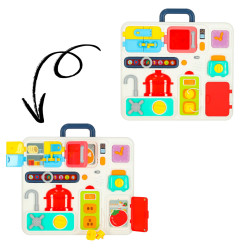 Sensorinė manipuliavimo lenta montessori virtuvė