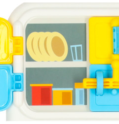 Sensorinė manipuliavimo lenta montessori virtuvė