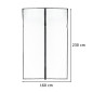 LUARO durų magnetinis tinklas su kietu magnetu 160x230cm LUARO durų magnetinis tinklas su kietu magnetu 160x230cm