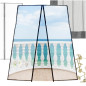 LUARO magnetinis tinklelis durims tvirtas stiprus magnetas 110x210cm
