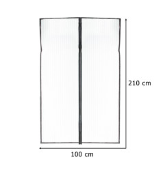 LUARO magnetinis tinklelis durims stiprus magnetas 100x210cm