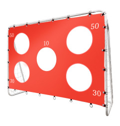 Vaikų futbolo treniruočių vartai su taikiniais 215 x 153 x 76 cm