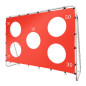 Vaikų futbolo treniruočių vartai su taikiniais 215 x 153 x 76 cm
