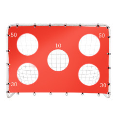 Vaikų futbolo treniruočių vartai su taikiniais 215 x 153 x 76 cm
