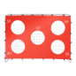 Vaikų futbolo treniruočių vartai su taikiniais 215 x 153 x 76 cm