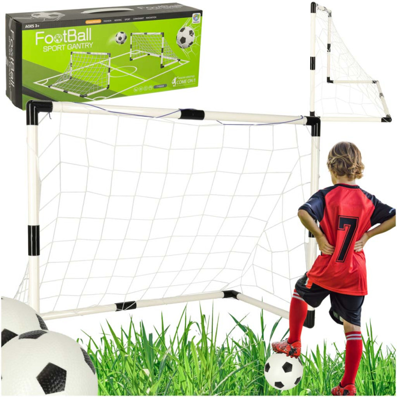 Vaikiški treniruočių futbolo vartai 2vnt 95 x 48 x 70 cm