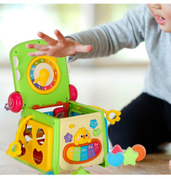 Edukacinis rūšiavimo kubas 4in1