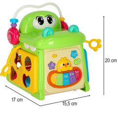 Edukacinis rūšiavimo kubas 4in1