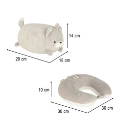 Kelioninė pagalvėlė 2in1 katė