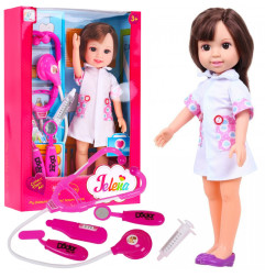 A Set Of Fashion Doll Nurse Blonde