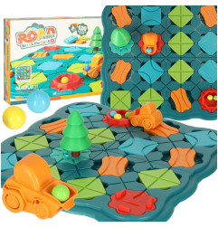 Dėlionių stalo žaidimas labirintas su kliūtimis 28 el.