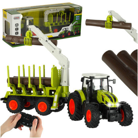 RC valdomas traktorius su keltuvu 2.4G 3.7V 500mAh