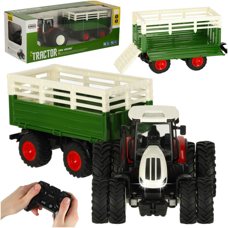 RC valdomas traktorius su priekaba 2.4G 3.7V 500mAh RC valdomas traktorius su priekaba 2.4G 3.7V 500mAh