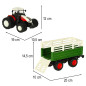 RC valdomas traktorius su priekaba 2.4G 3.7V 500mAh RC valdomas traktorius su priekaba 2.4G 3.7V 500mAh