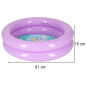 Vaikų baseinas 61 cm violetinės spalvos BESTWAY 51061