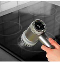 Elektrinis valymo šepetys 5in1 LED ekranas
