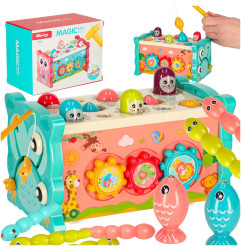 Sensorinis kūdikių žaislas 8in1 Bibi-inn mėlynas