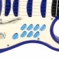 Elektrinė roko gitara su stiprintuvu ir mikrofonu vaikams mėlyna