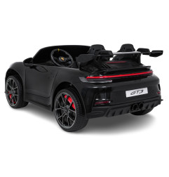 Vaikiškas elektromobilis Porsche 911 GT3, Juodas