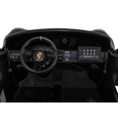 Vaikiškas elektromobilis Porsche 911 GT3, Juodas