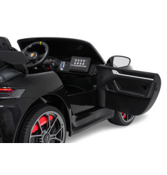 Vaikiškas elektromobilis Porsche 911 GT3, Juodas