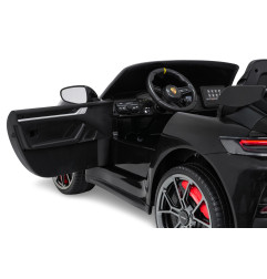Vaikiškas elektromobilis Porsche 911 GT3, Juodas
