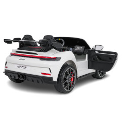 Vaikiškas elektromobilis Porsche 911 GT3, Baltas