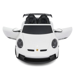 Vaikiškas elektromobilis Porsche 911 GT3, Baltas