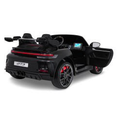 Vaikiškas elektromobilis Porsche 911 GT3 MP4, Juodas