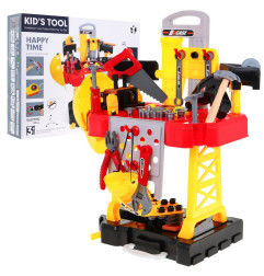 Vaikiškas meistro įrankių stalas 85 vnt.