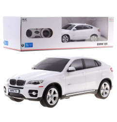 R/C žaislinis automobilis BMW X 6 White 1:24 RASTAR