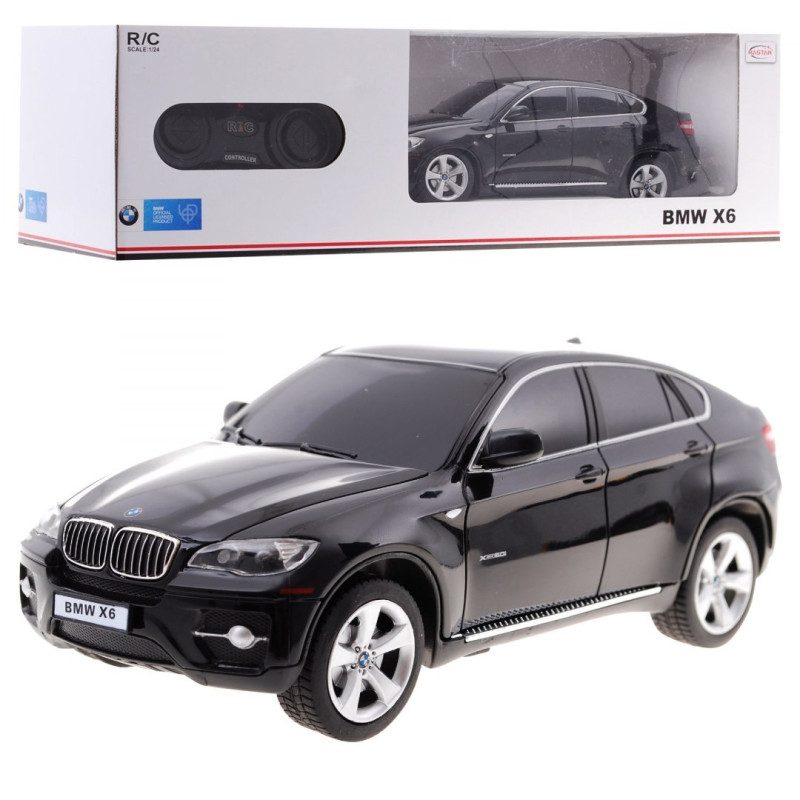 Autko R/C BMW X6 Czarny 1:24 RASTAR Autko R/C BMW X6 Czarny 1:24 RASTAR