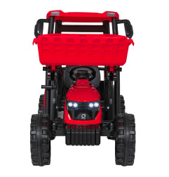 MEGA traktorius D68 transporto priemonė su priekaba Raudona